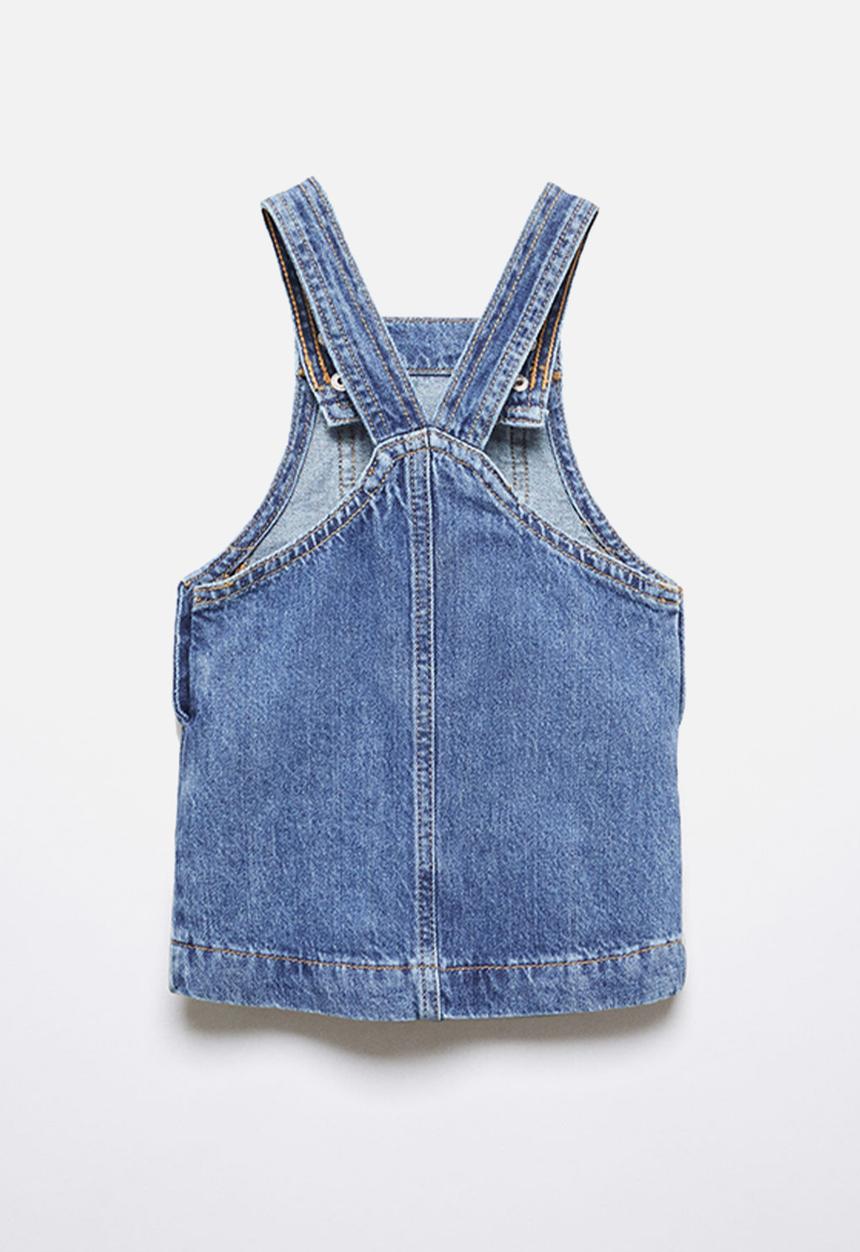 MANGO - Dungaree dress paulab - denim