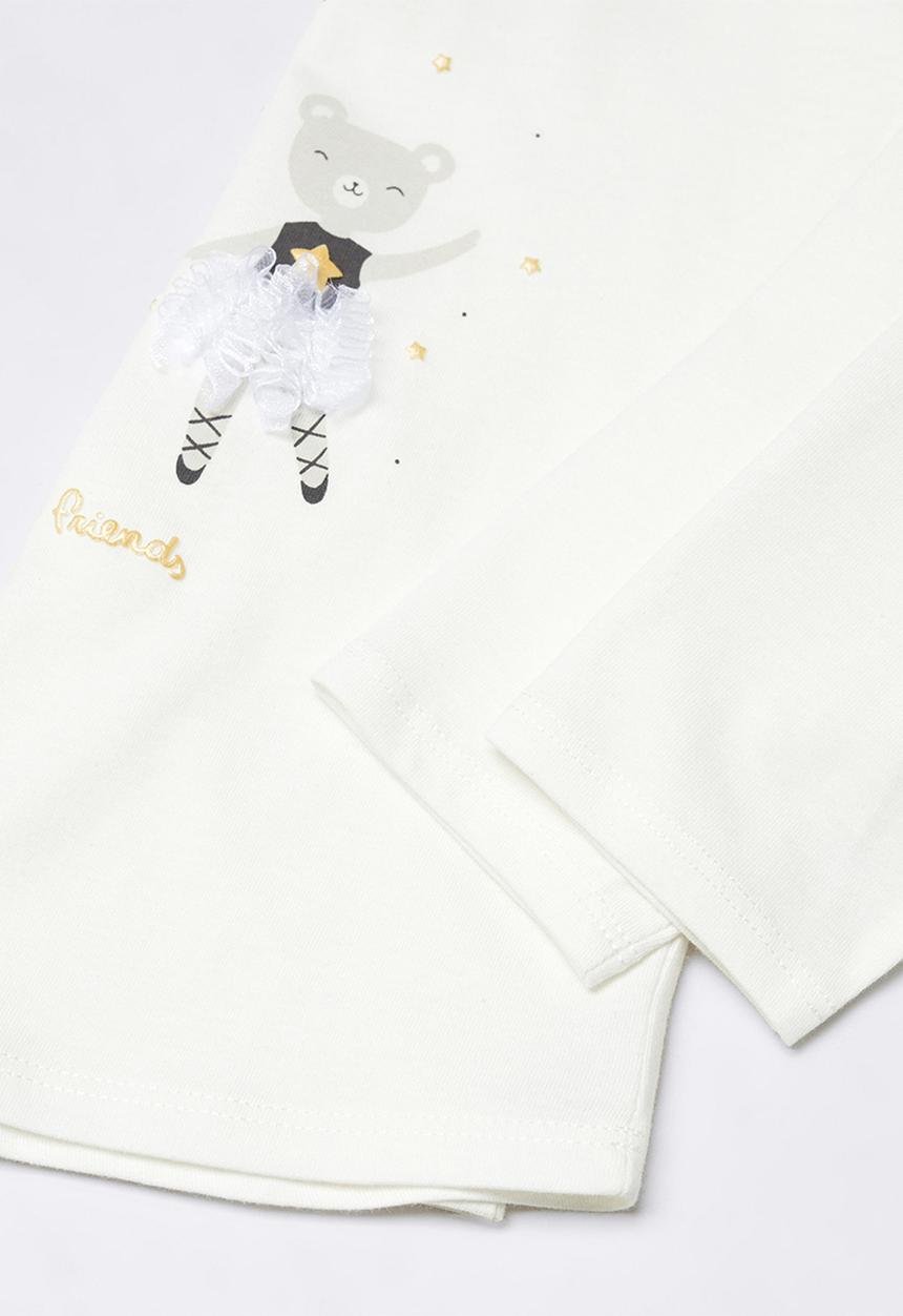 MANGO - T-shirt friends - off white