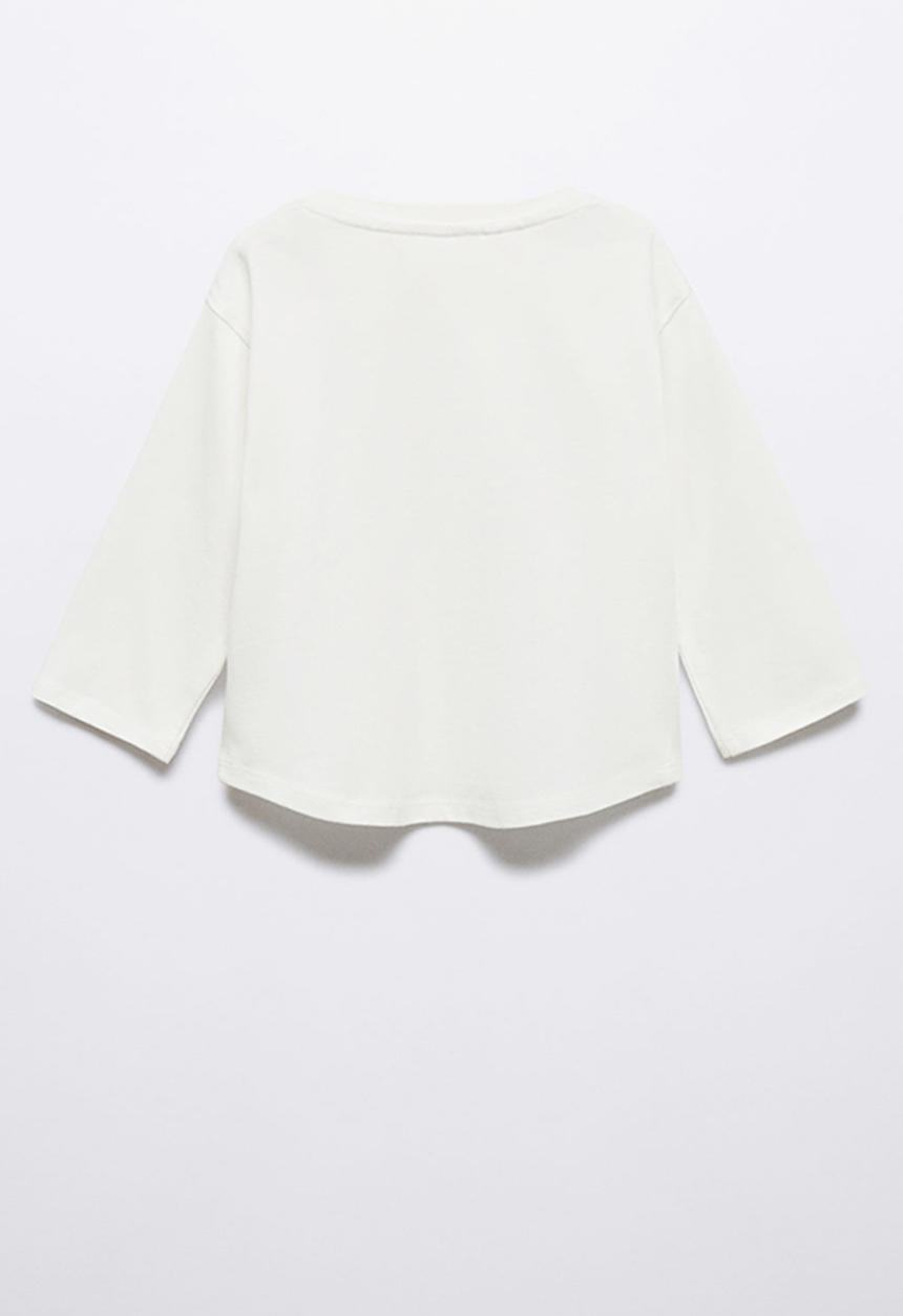 MANGO - T-shirt friends - off white