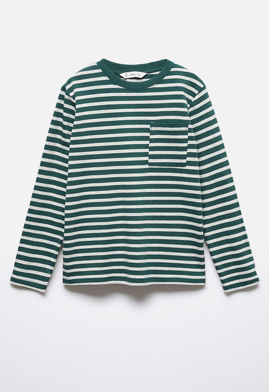 MANGO - T-shirt paul - dark green
