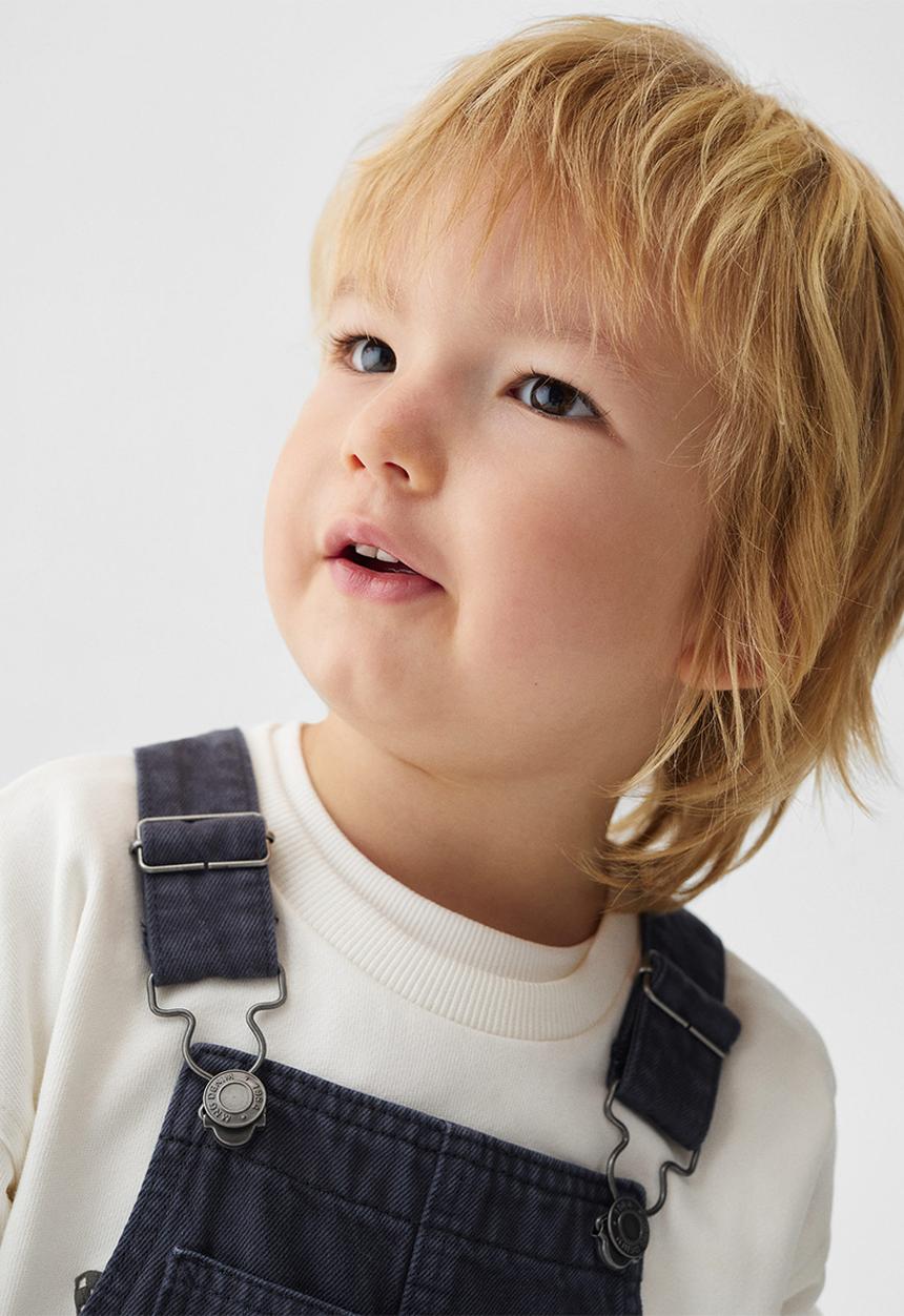 MANGO - Dungarees delos - navy