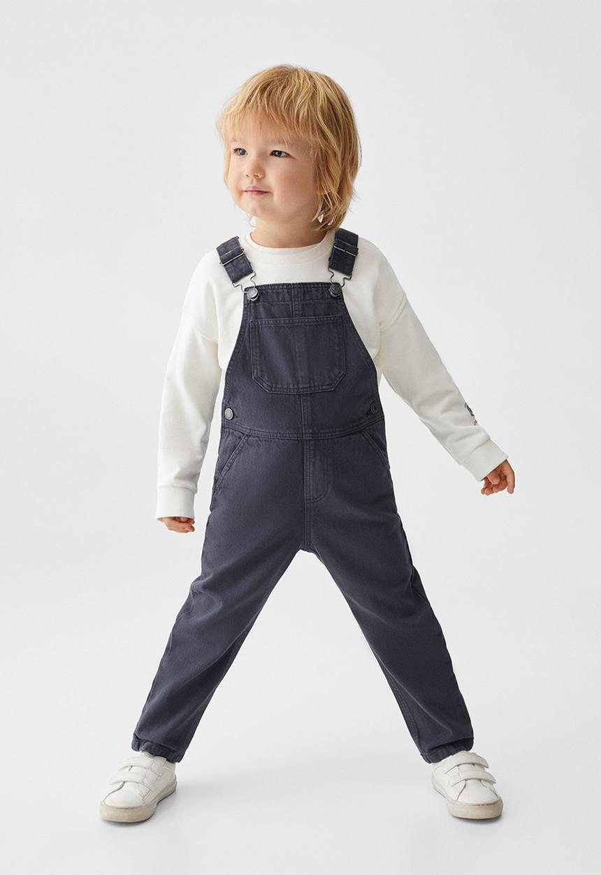 MANGO - Dungarees delos - navy