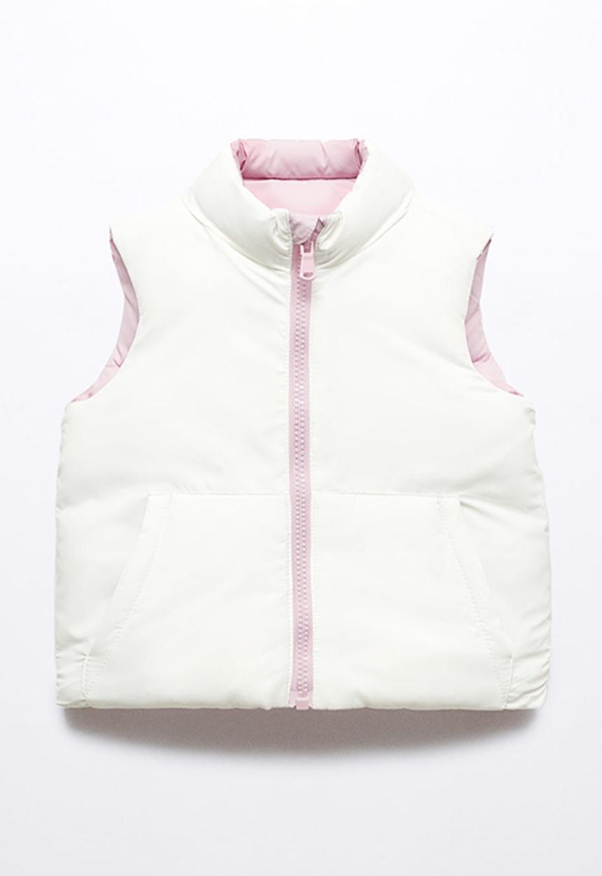 MANGO - Waistcoat liab - pink