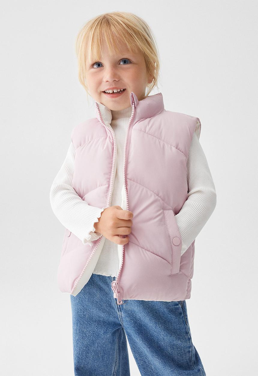 MANGO - Waistcoat liab - pink