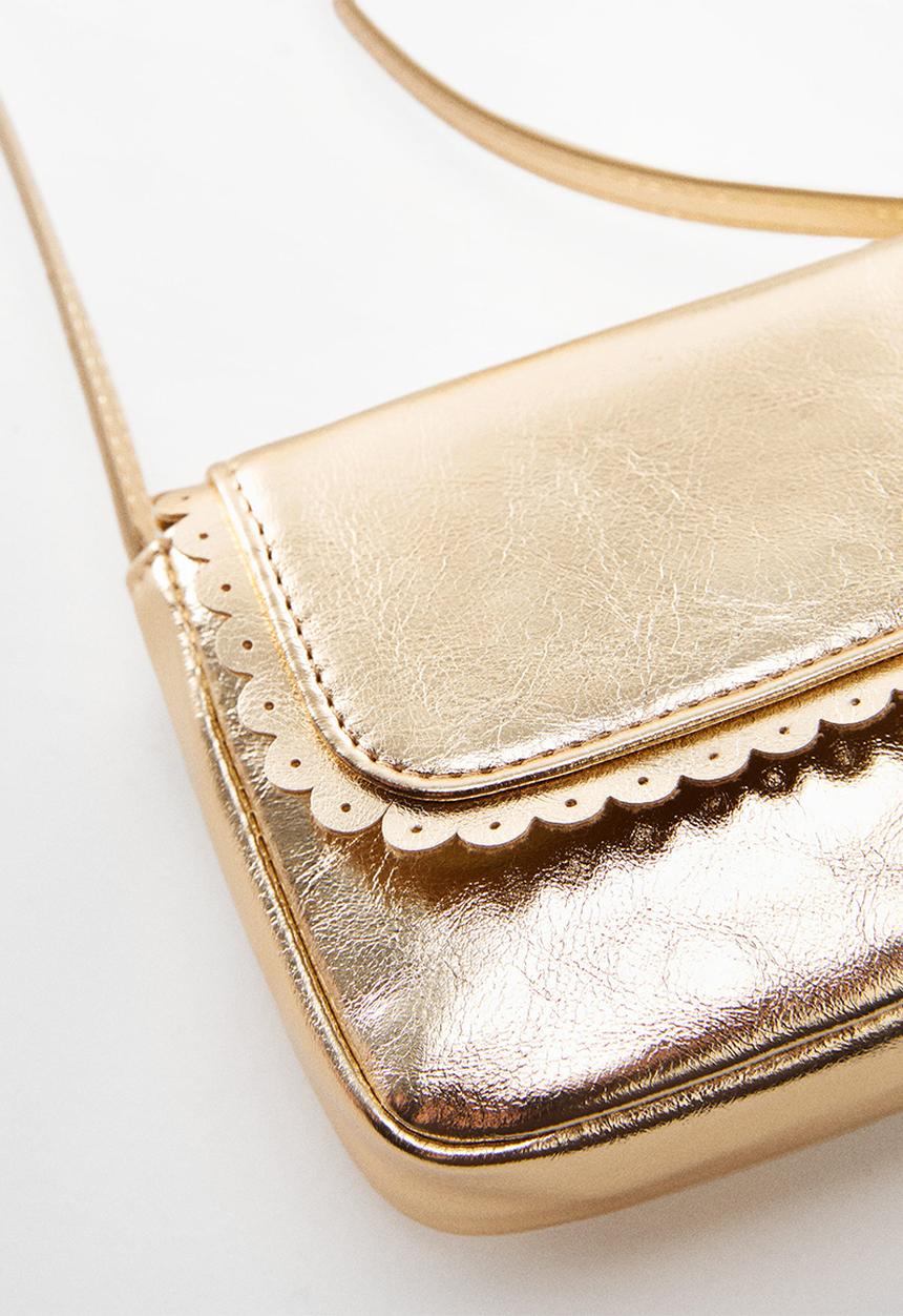 MANGO - Bag mch gold - gold