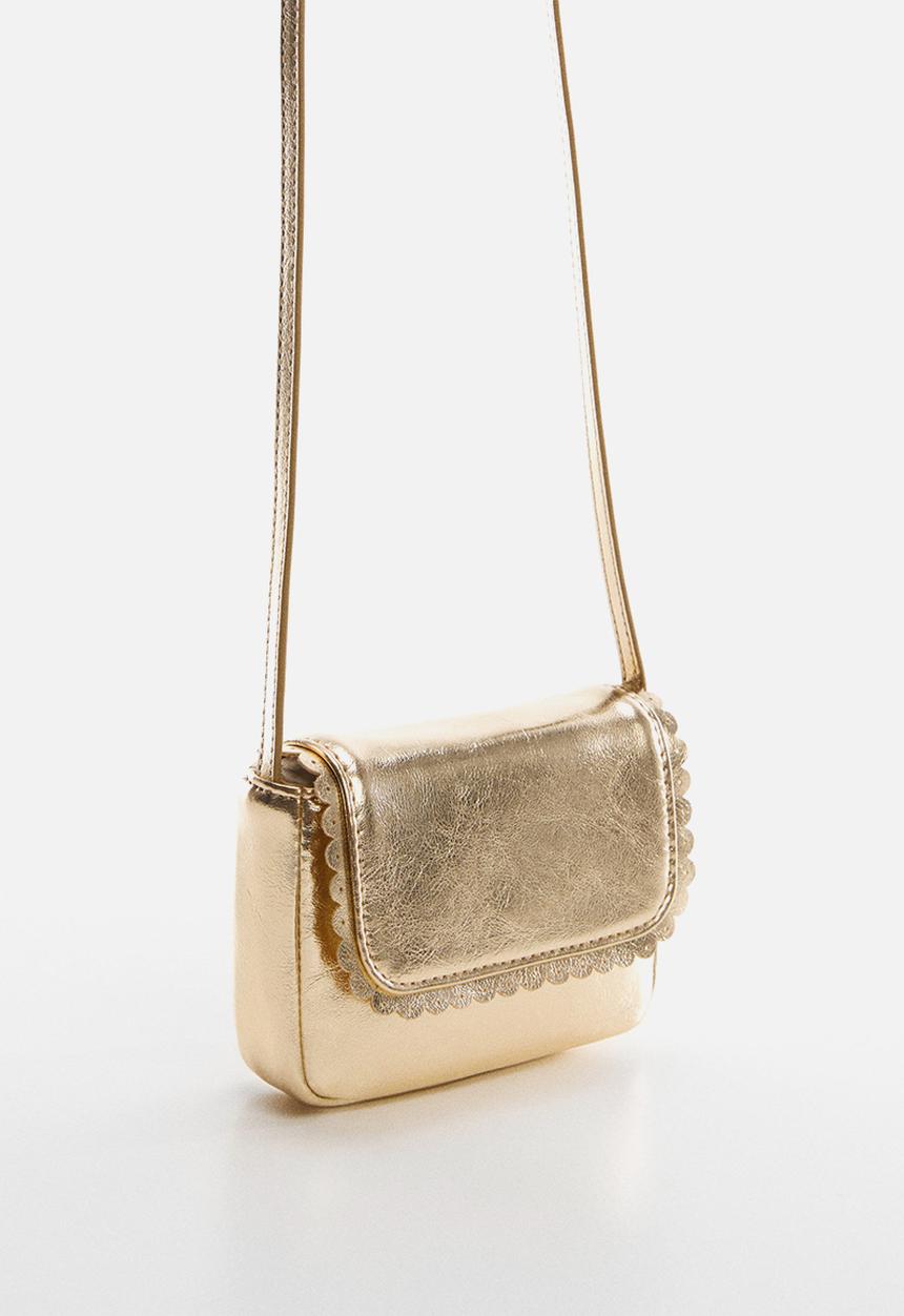 MANGO - Bag mch gold - gold