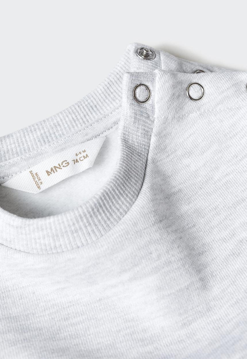 MANGO - Sweatshirt poly - medium grey
