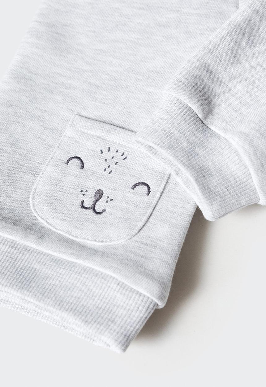MANGO - Sweatshirt poly - medium grey