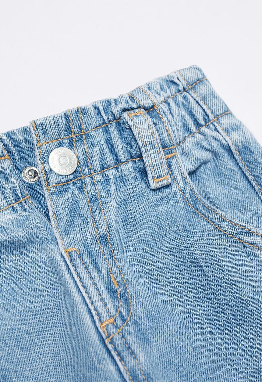 MANGO - Jeans paperbag - denim