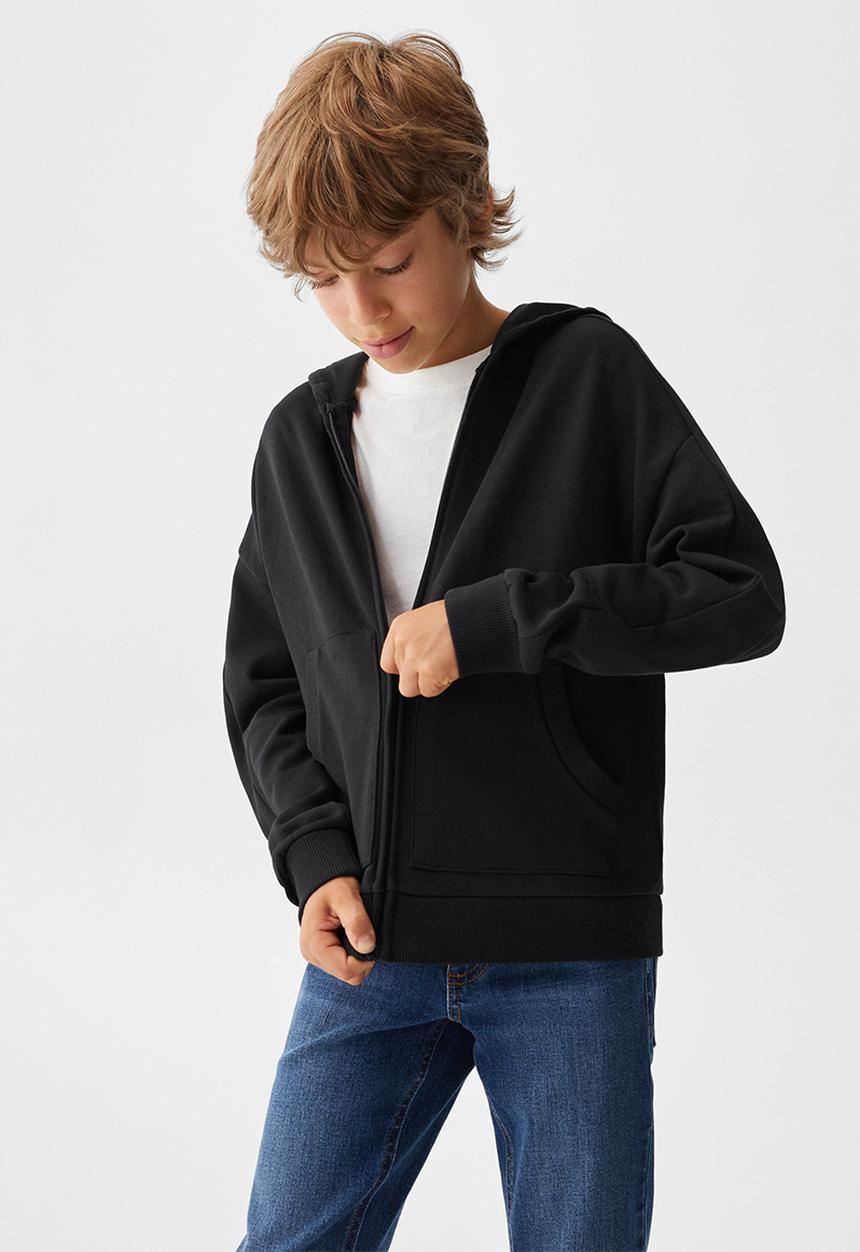 MANGO - Sweatshirt francia5 - black
