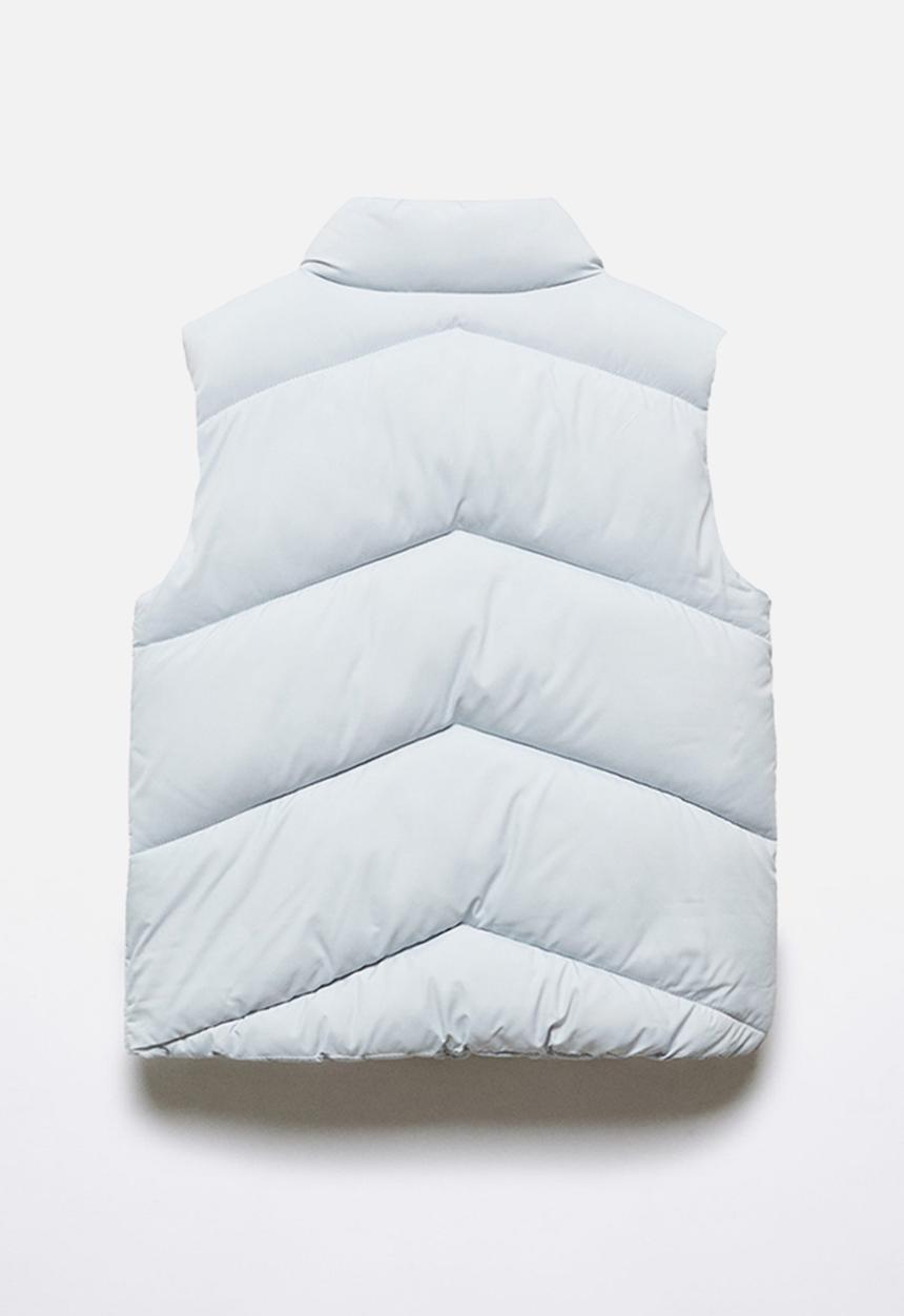 MANGO - Sleeveless puffer lia - sky blue