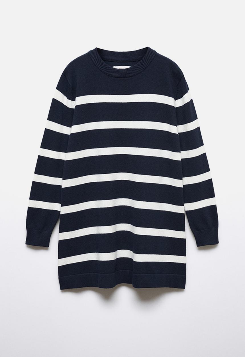 MANGO - Dress jina - navy
