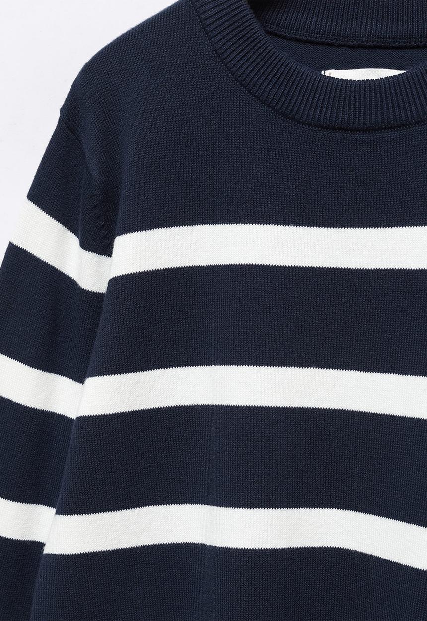 MANGO - Dress jina - navy