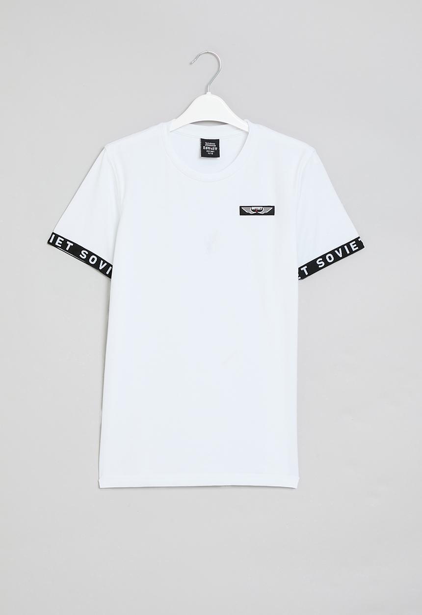 SOVIET - Boys fashion tee - white