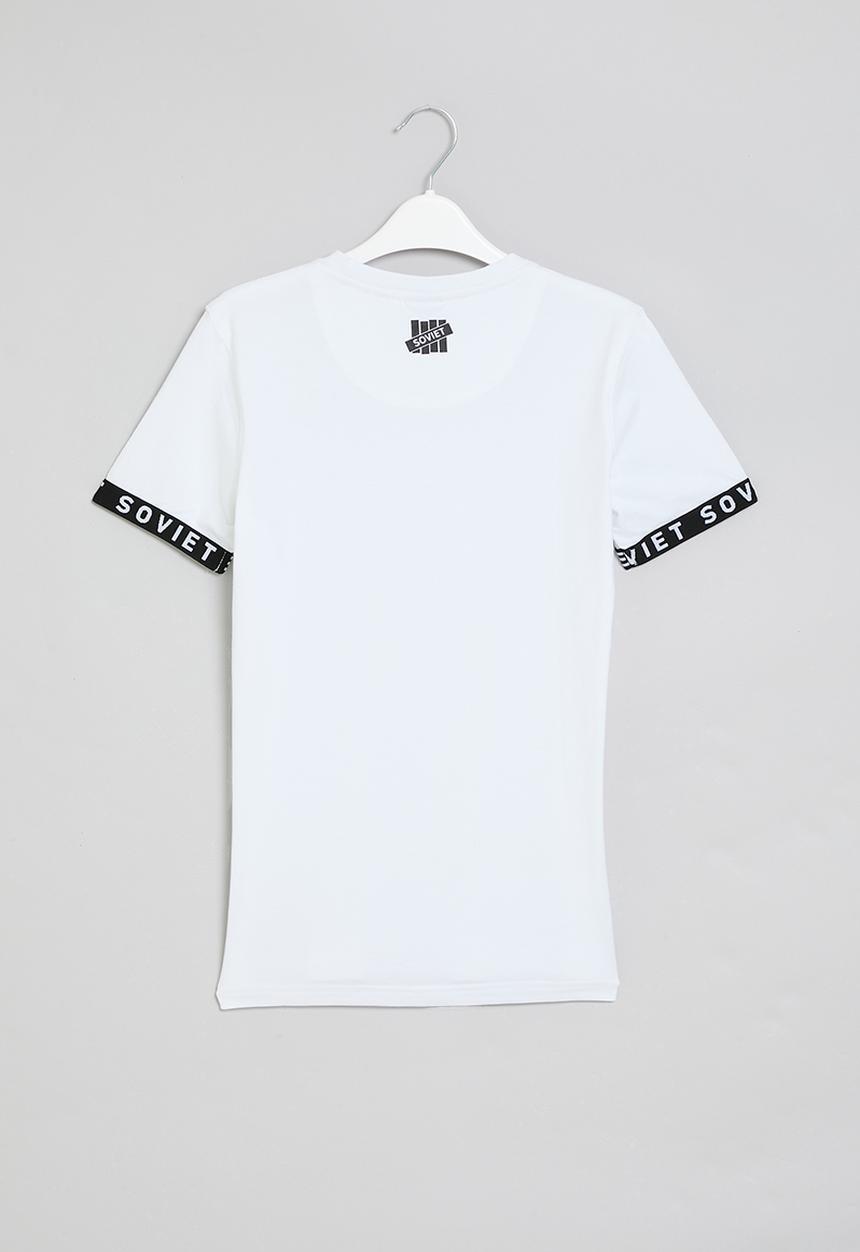 SOVIET - Boys fashion tee - white