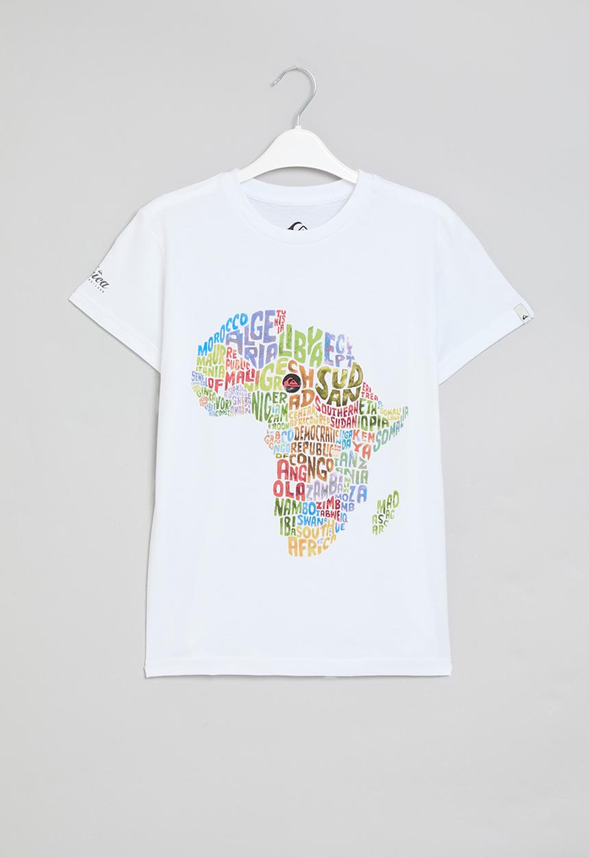 Quiksilver - Africa work song short sleeve boys - white