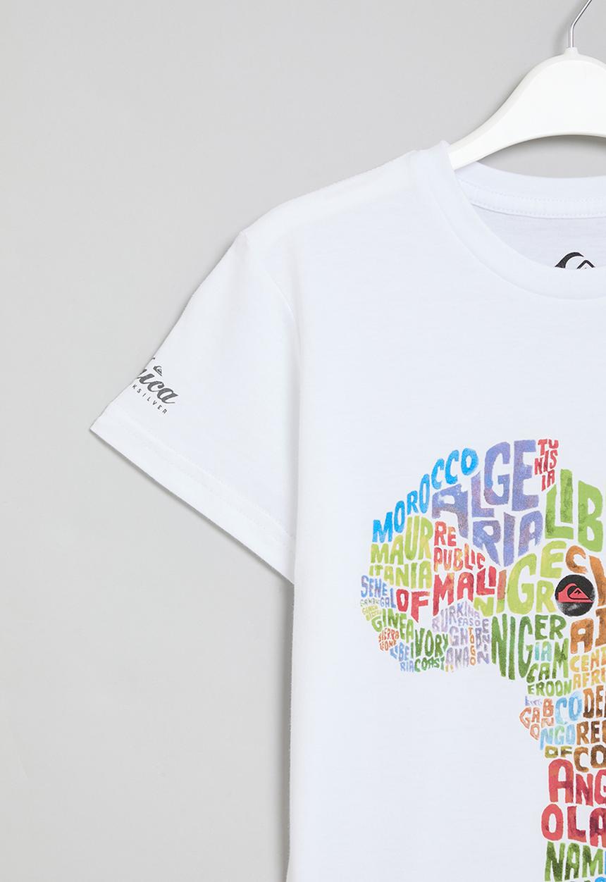 Quiksilver - Africa work song short sleeve boys - white