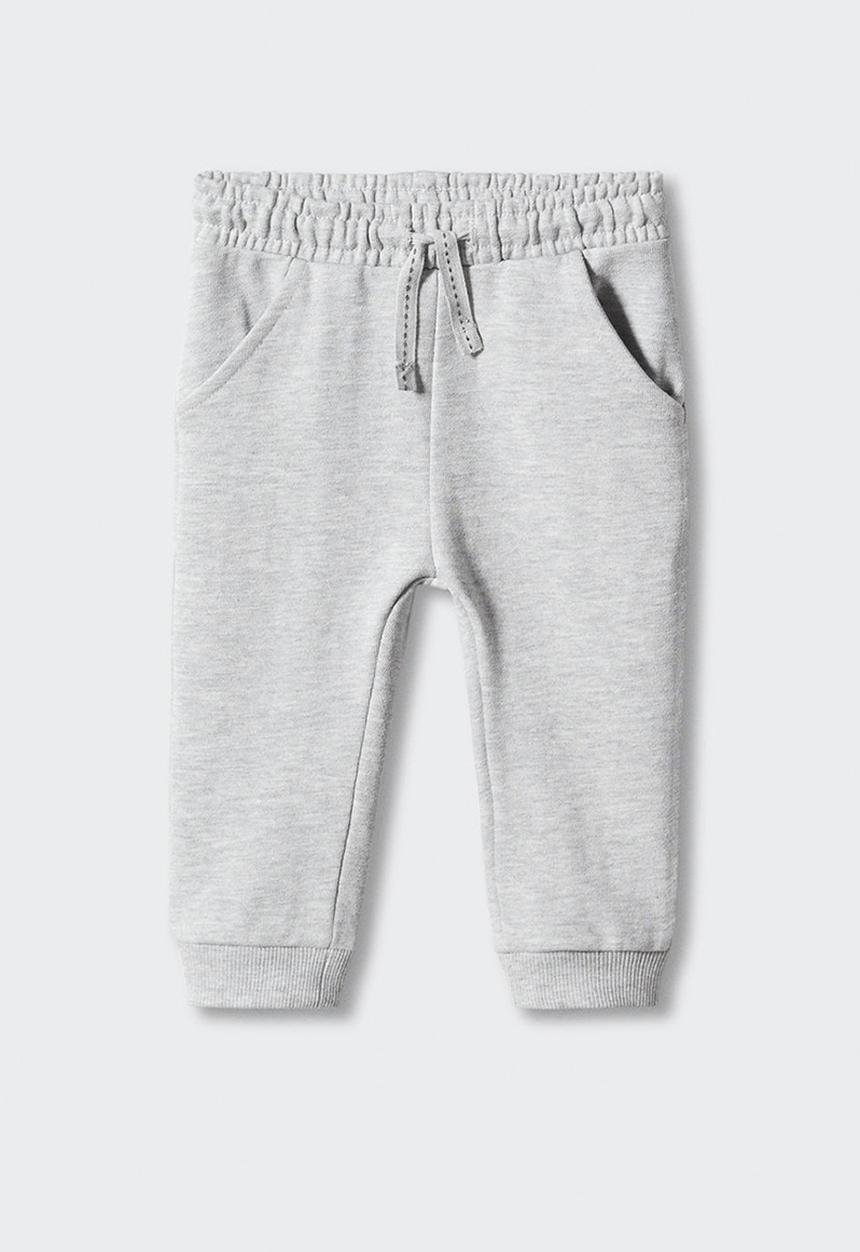 MANGO - Trousers mateo5 - medium grey