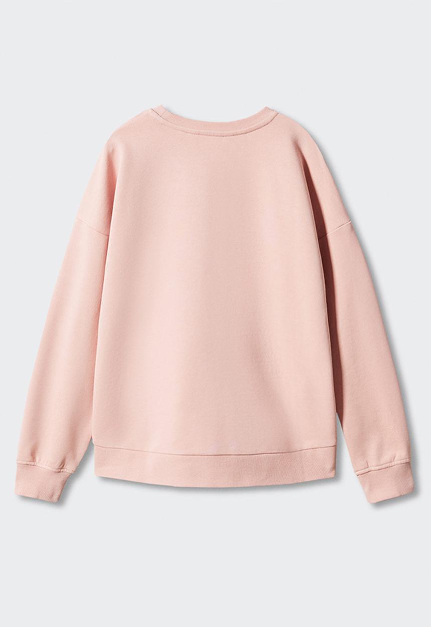 MANGO - Sweatshirt dublini - pink