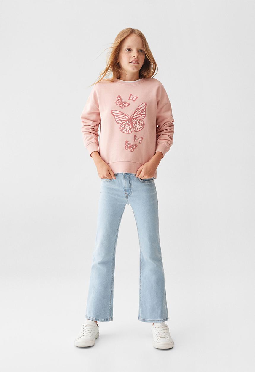 MANGO - Sweatshirt dublini - pink