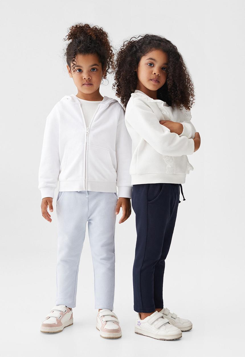 MANGO - Trousers vienab - sky blue