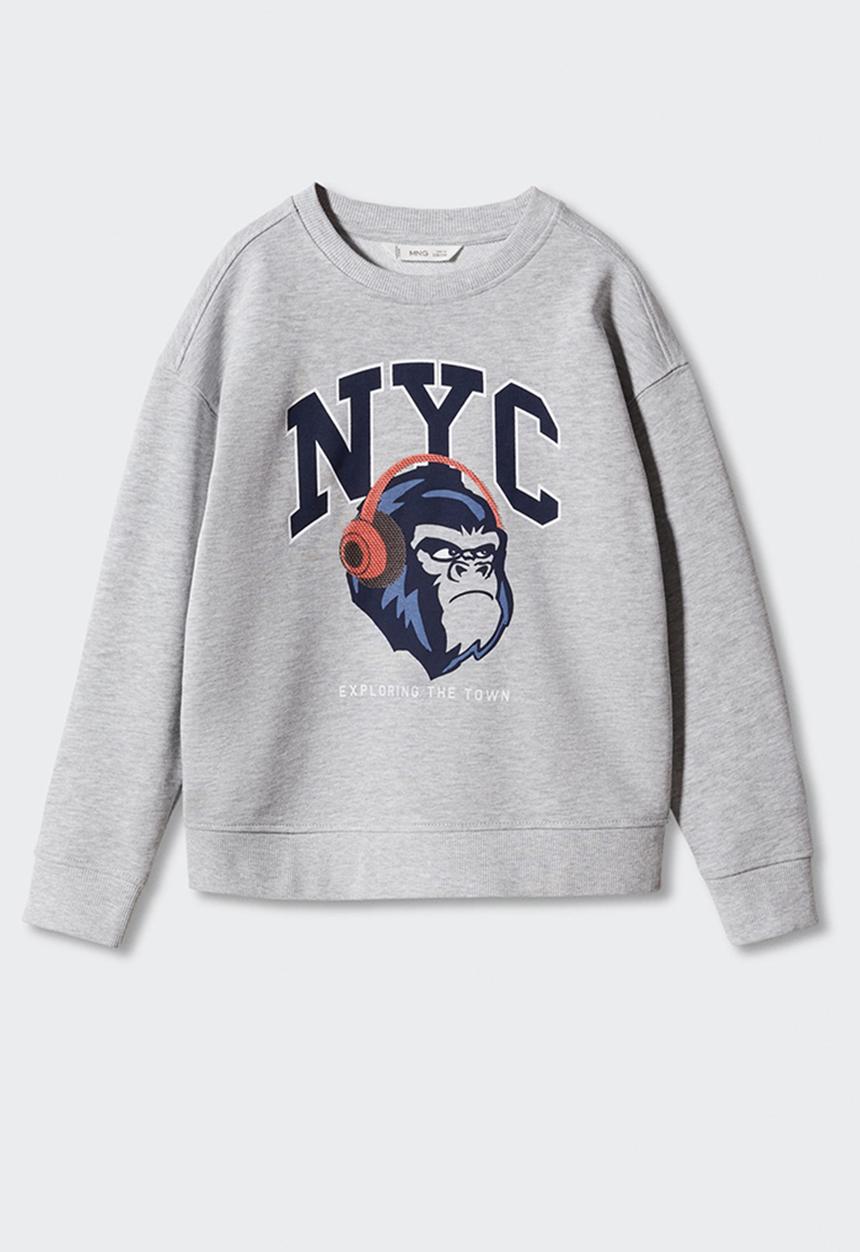 MANGO - Sweatshirt gori - medium grey