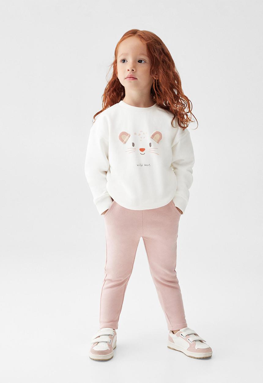 MANGO - Trousers vienab - pink