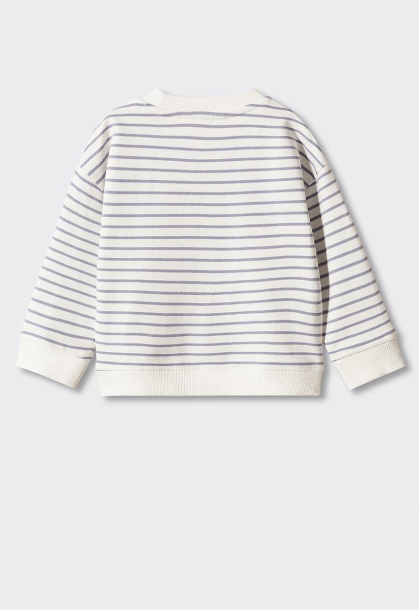 MANGO - Sweatshirt gabi - navy & white 