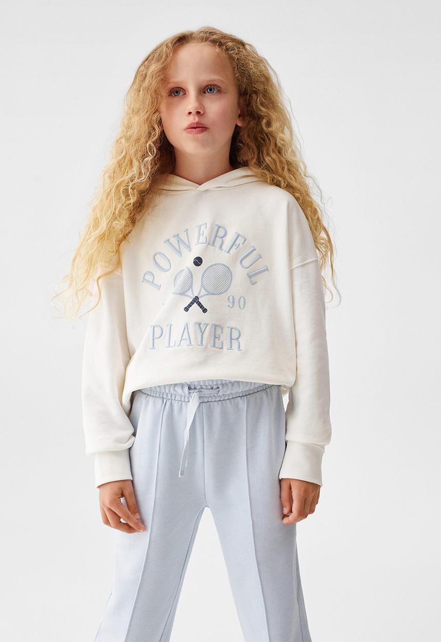 MANGO - Trousers marga - sky blue
