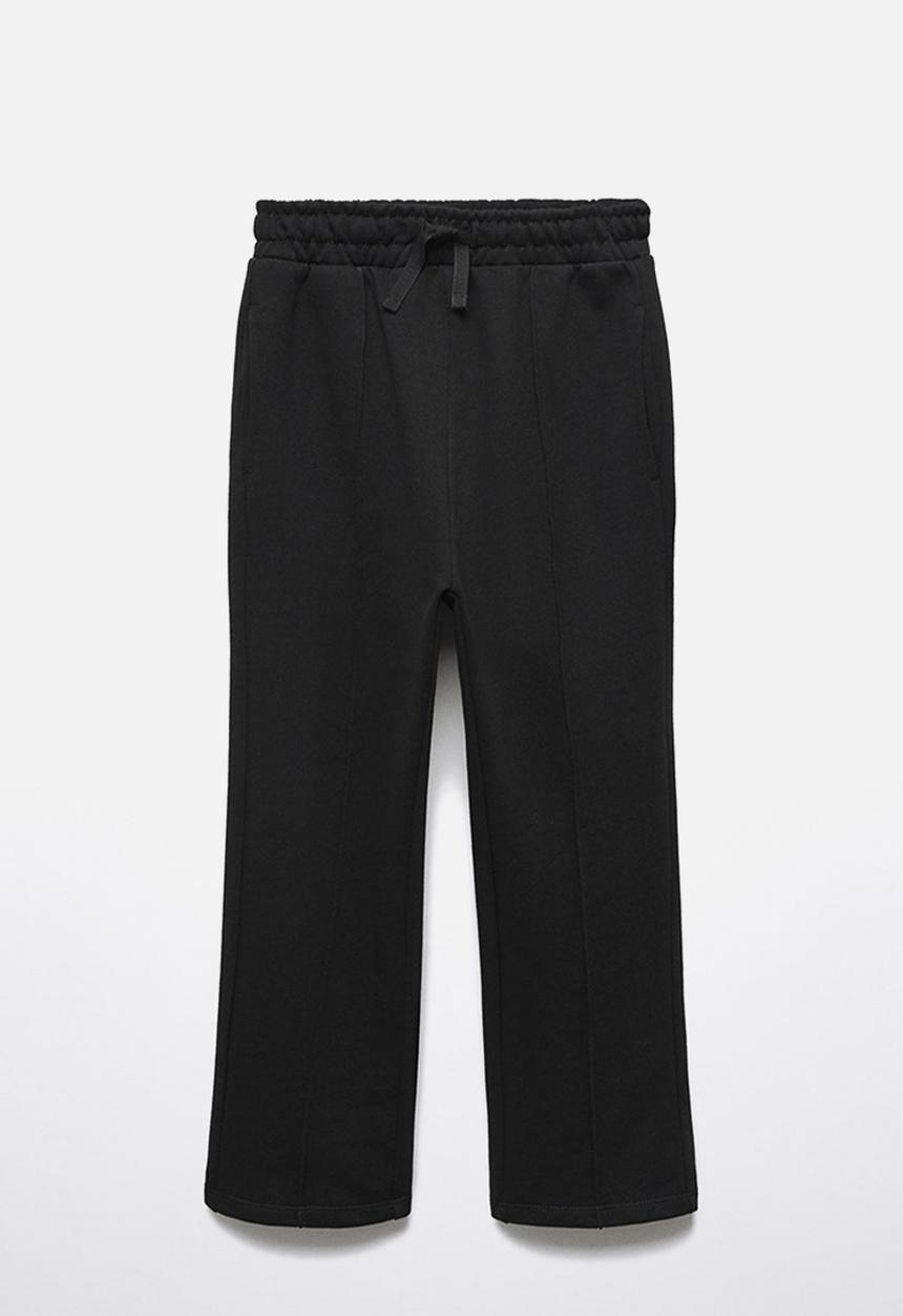 MANGO - Trousers marga - black
