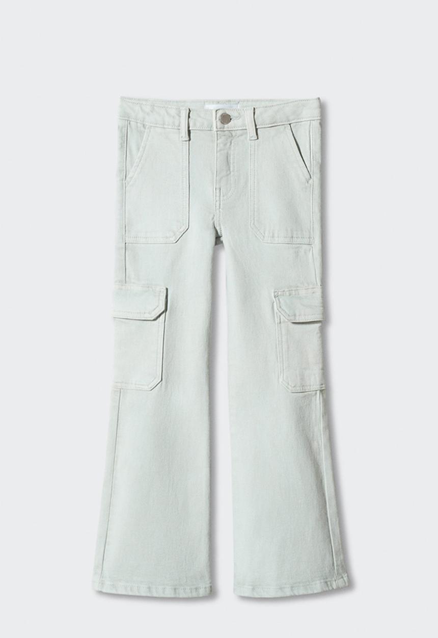 MANGO - Trousers susi - green