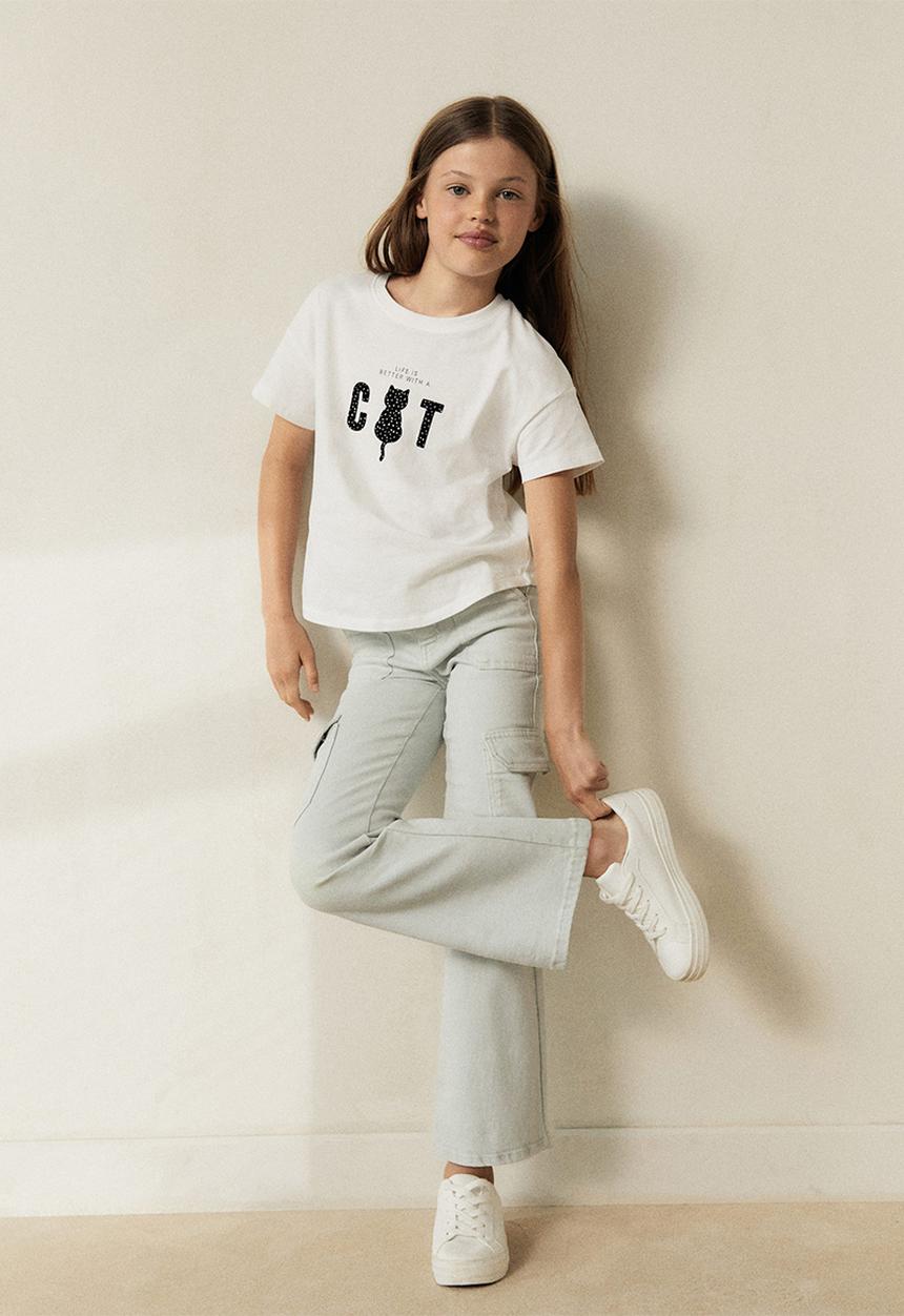 MANGO - Trousers susi - green