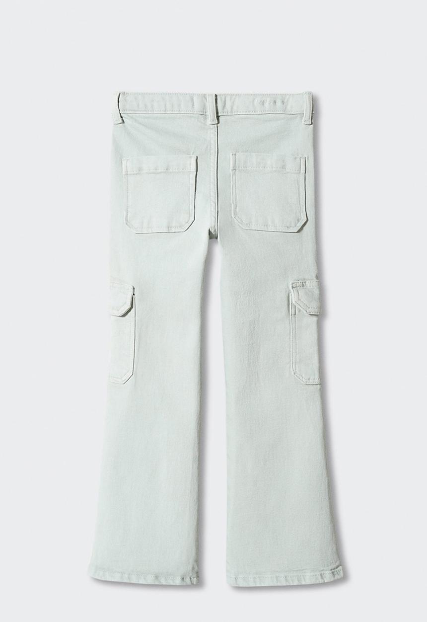 MANGO - Trousers susi - green