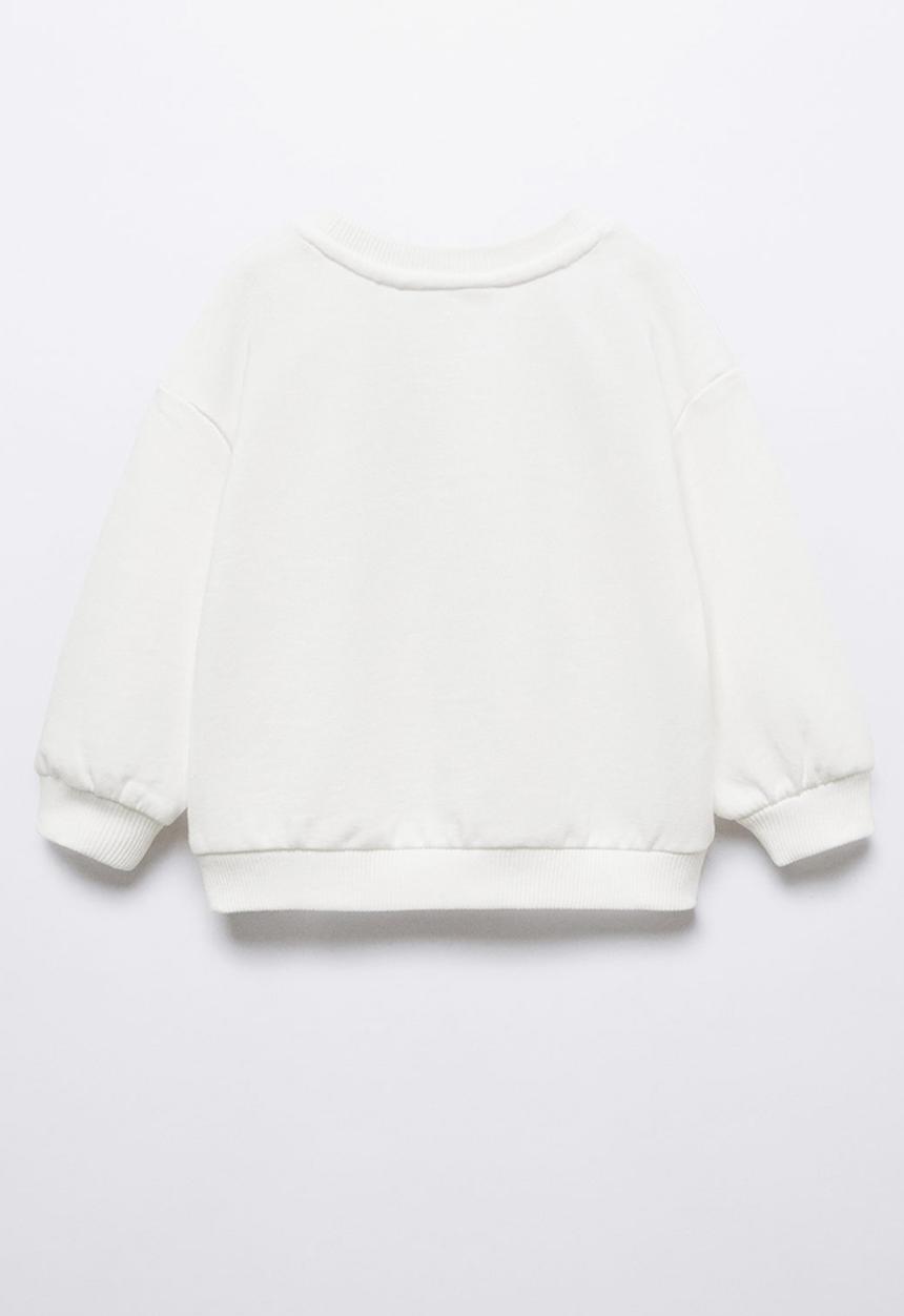 MANGO - Sweatshirt butterf - off white