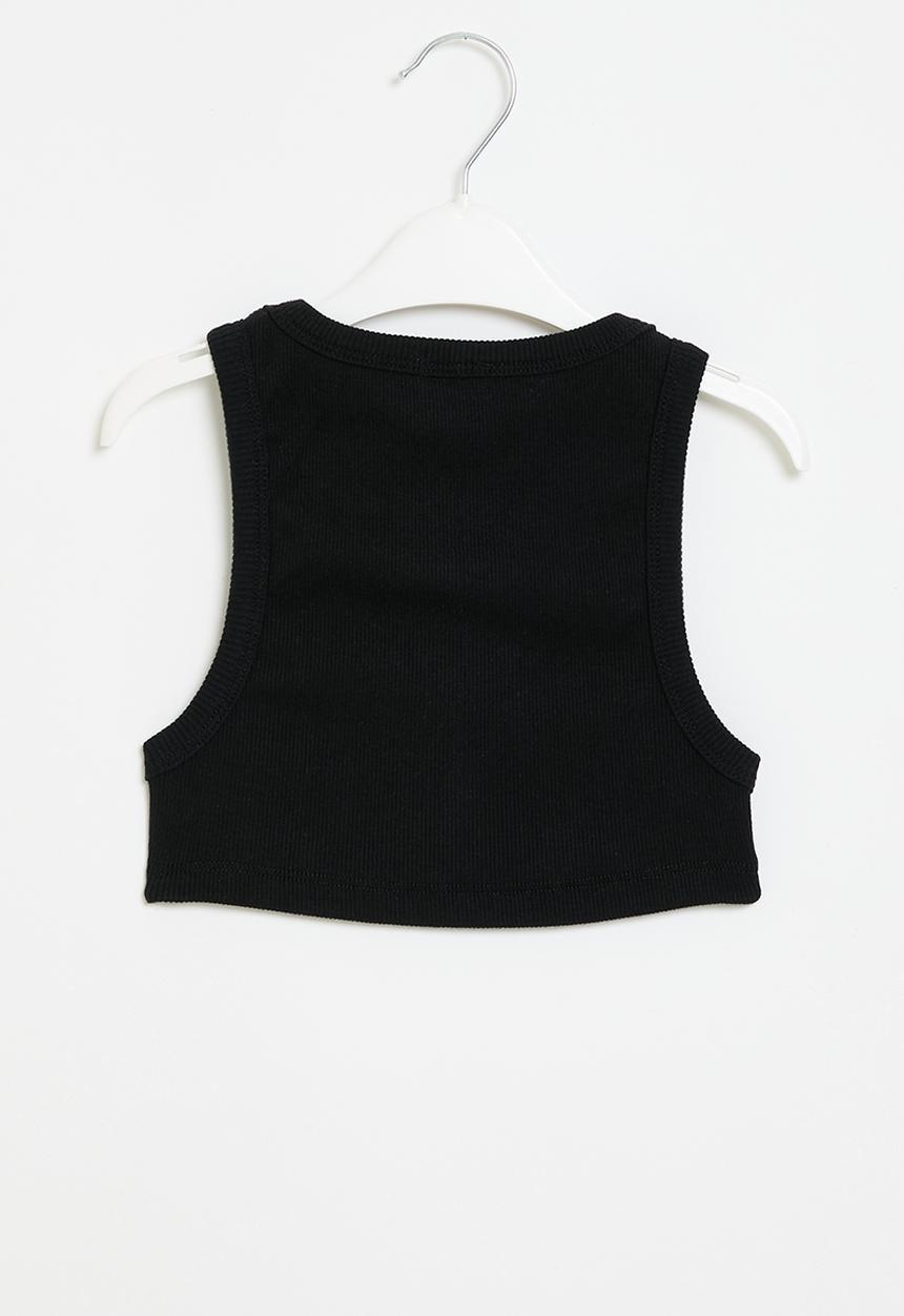 Rebel Republic - Ribbed tank - black