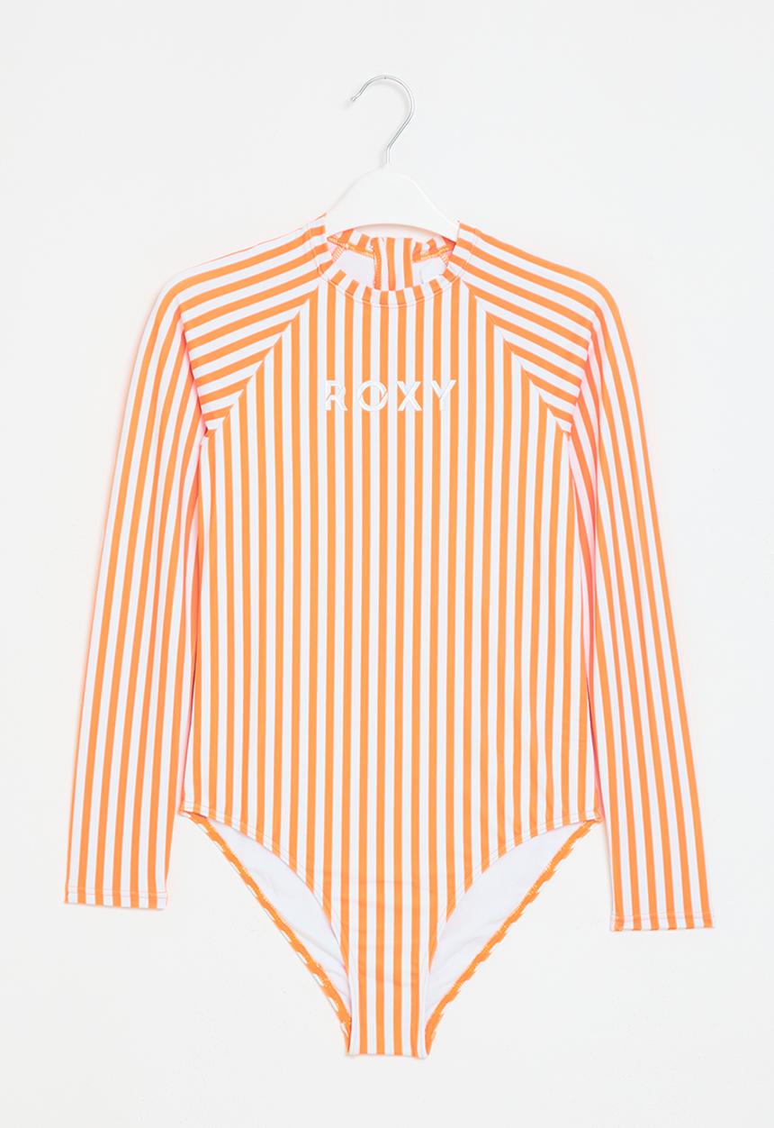 Roxy - Above the limits onesie - tangerine beach bum stripe