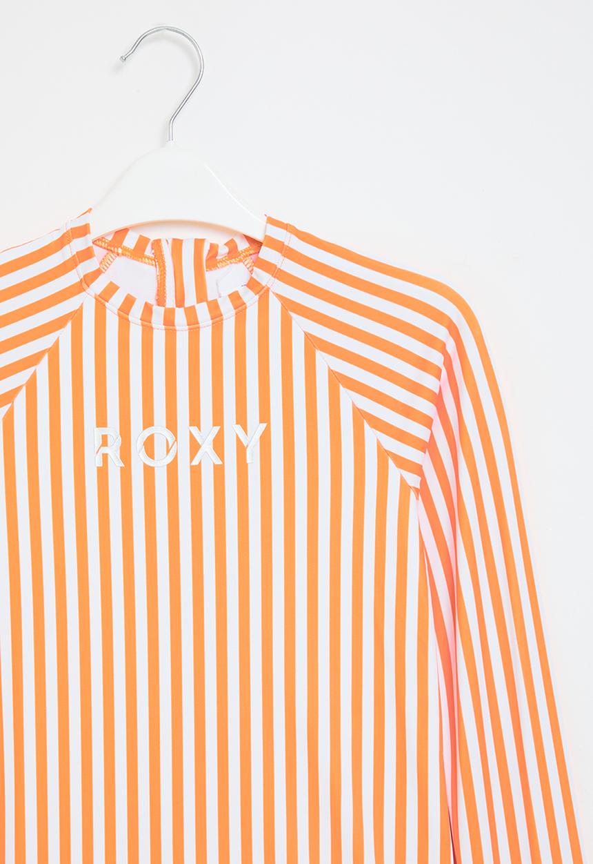 Roxy - Above the limits onesie - tangerine beach bum stripe