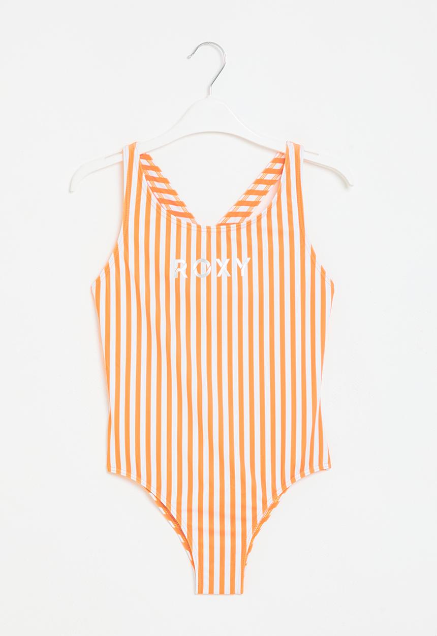 Roxy - Above the limits one piece - tangerine beach bum stripe