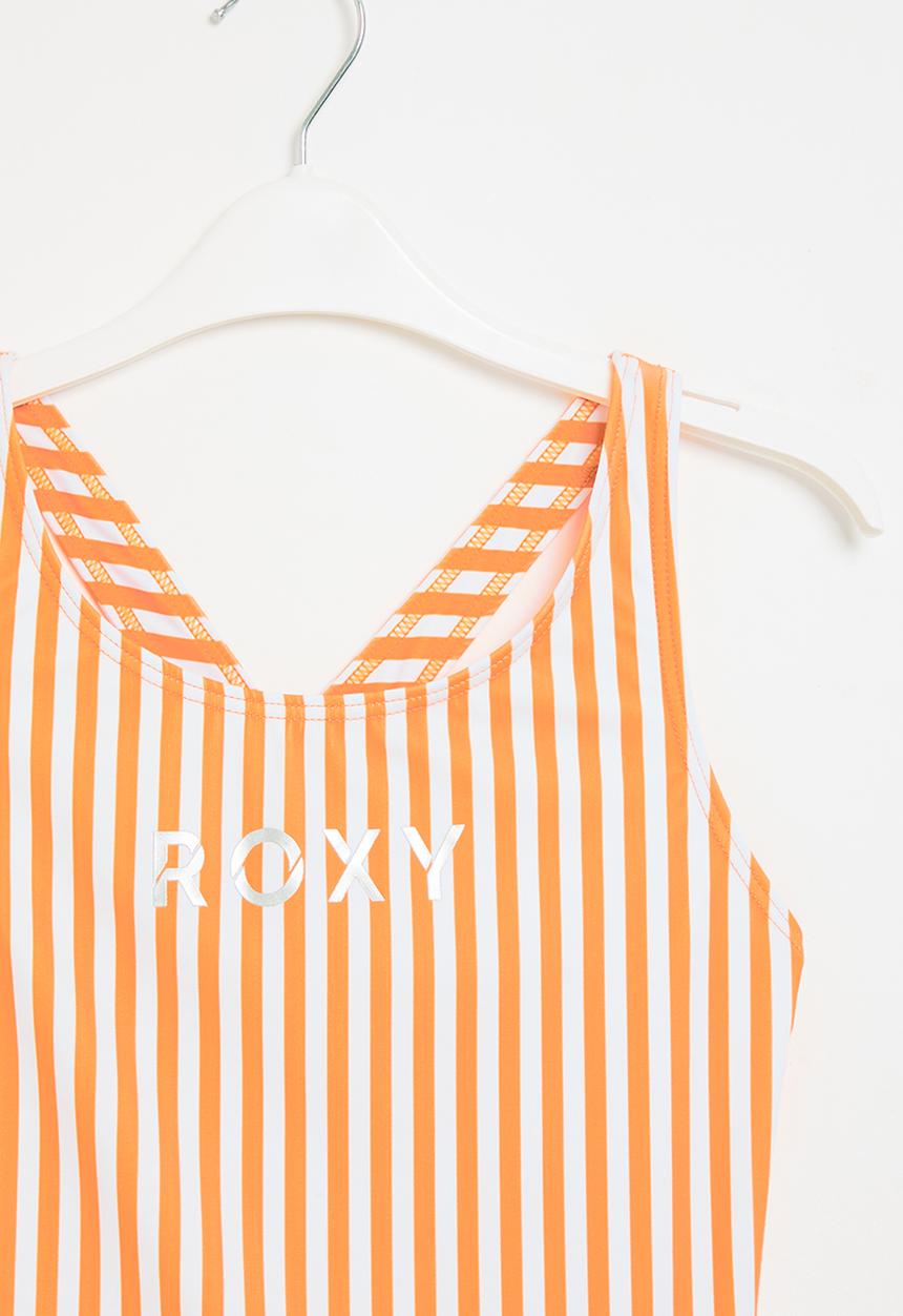 Roxy - Above the limits one piece - tangerine beach bum stripe
