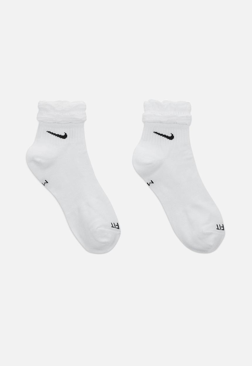 Nike - Nike everyday training ankle socks - white & black