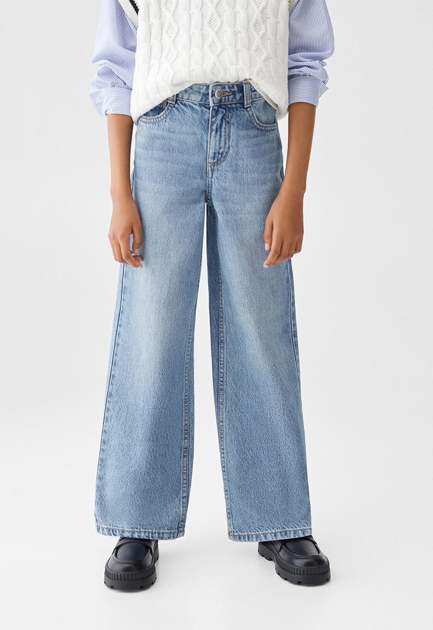 MANGO - Jeans wide5 - denim