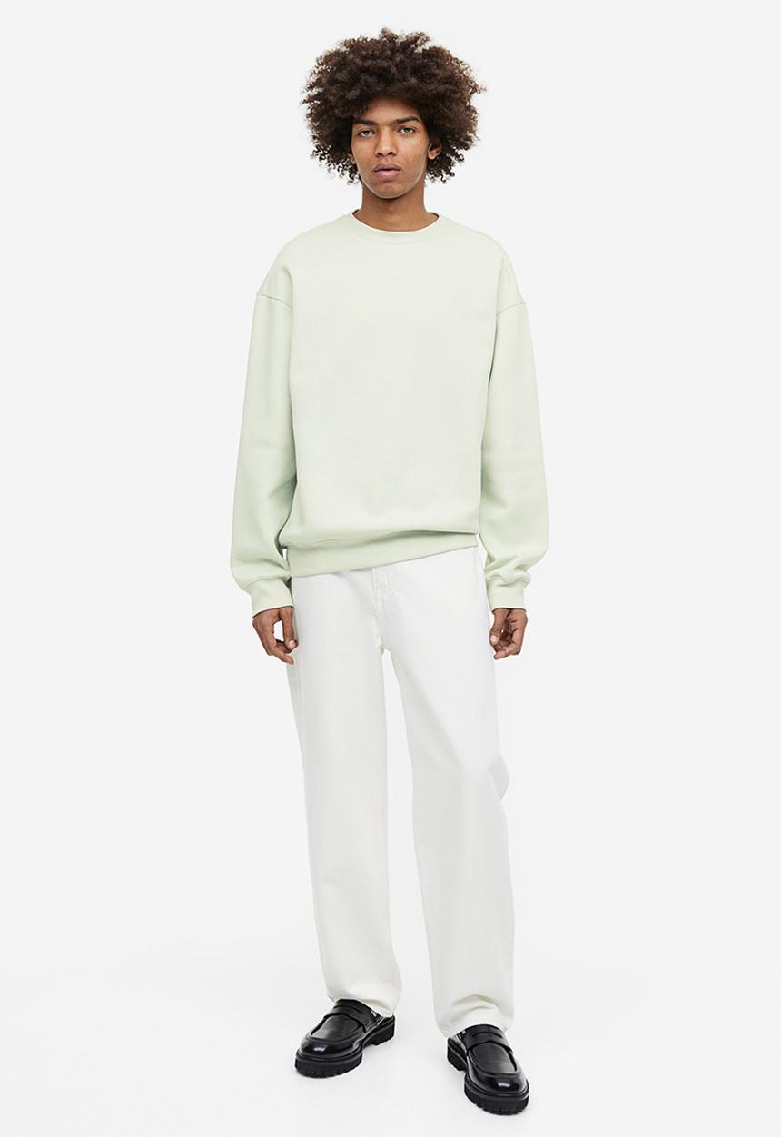 H&M - Relaxed fit sweatshirt - mint green