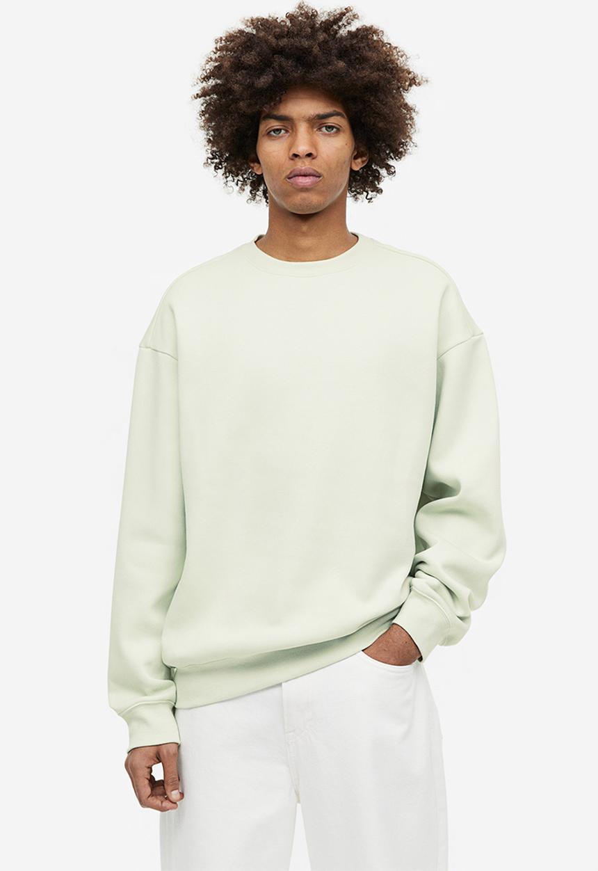H&M - Relaxed fit sweatshirt - mint green