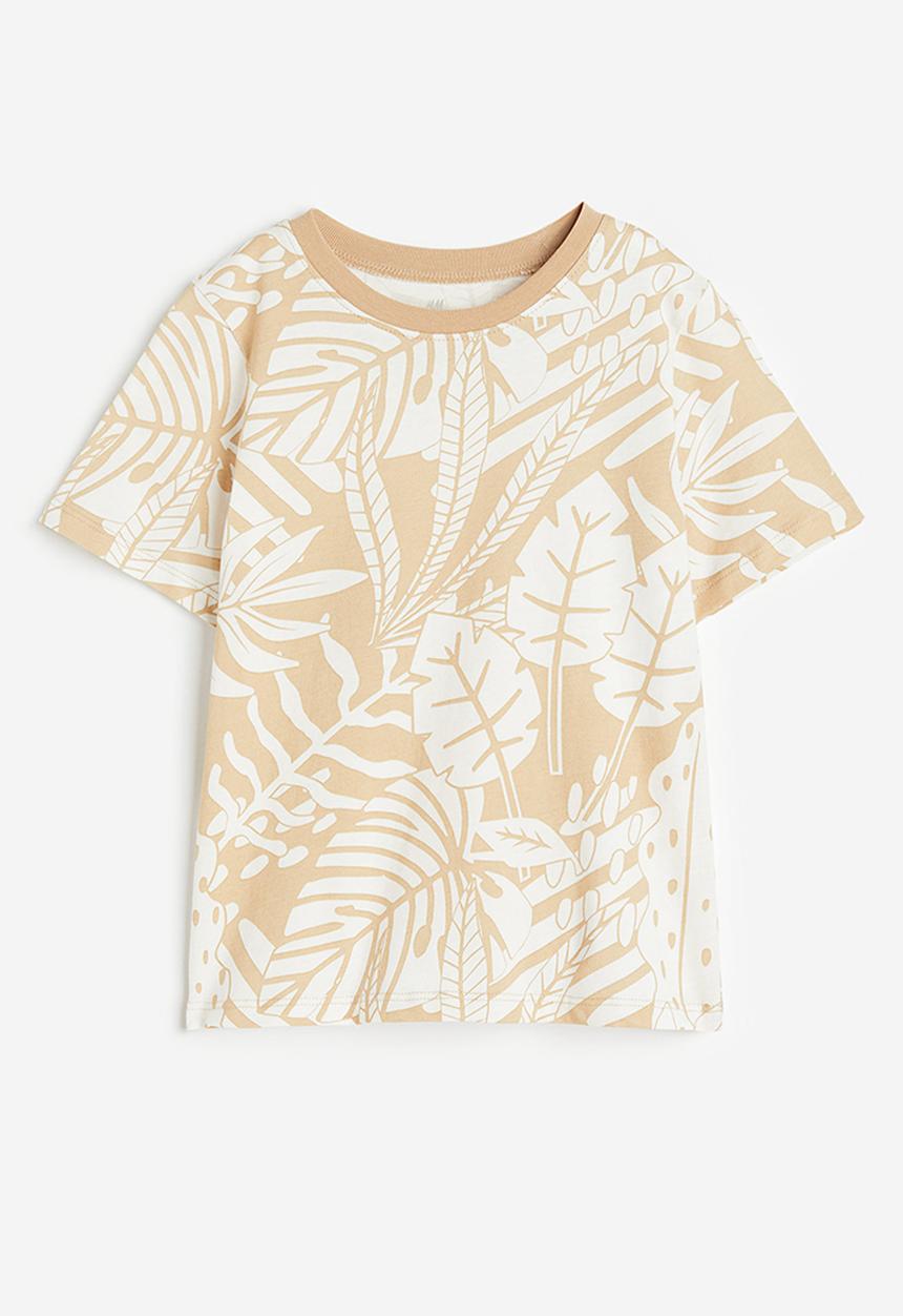 H&M - Cotton T-shirt - beige