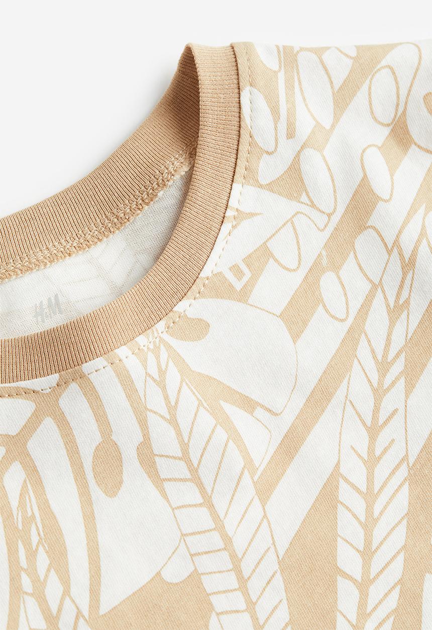 H&M - Cotton T-shirt - beige
