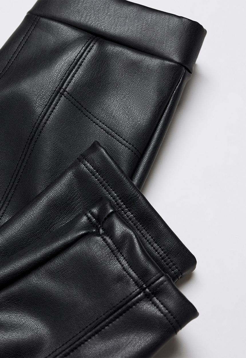 MANGO - Leggings rocker - black