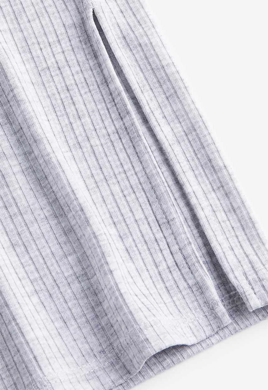 H&M - Ribbed skirt - grey