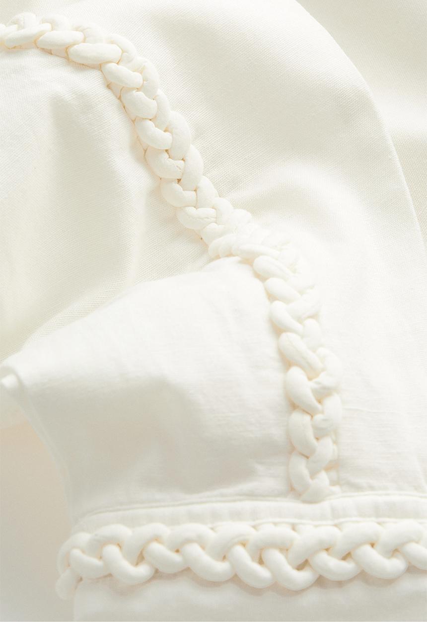H&M - Linen-blend shirt - white