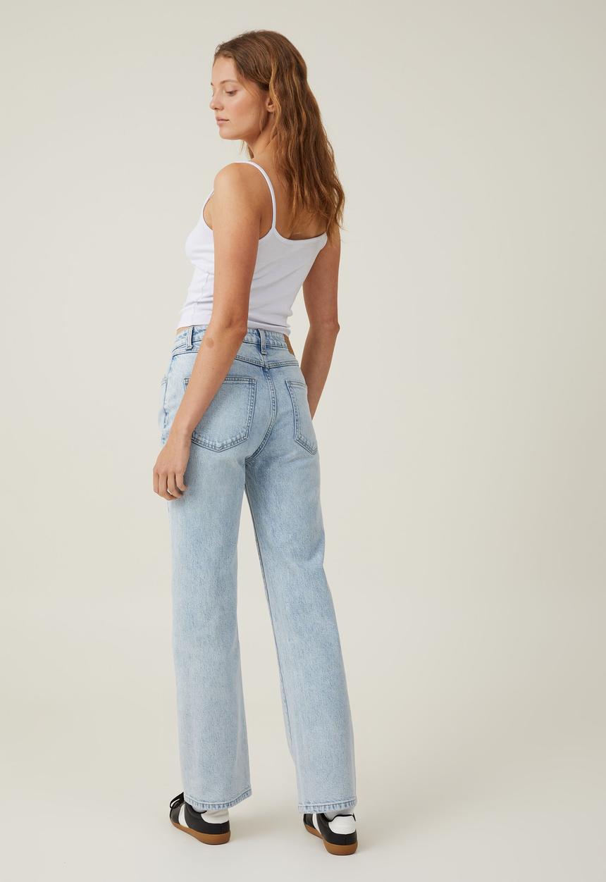 Cotton On - Slim straight jean - palm blue