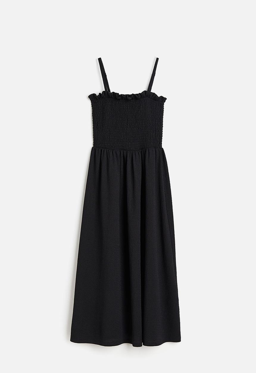 H&M - Smock-topped dress - black